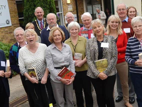 Archive image from the opening of Winslow Community Library in 2013