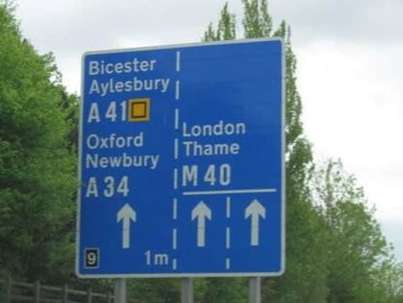The collision occurred near the Aylesbury junction of the M40