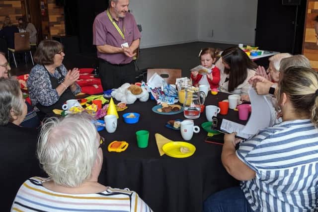 Pass the parcel at Theatre's 9th birthday party