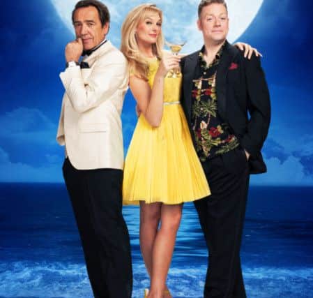 Robert Lindsay, Katherine Kingsley and Rufus Hound starring in Dirty Rotten Scoundrels