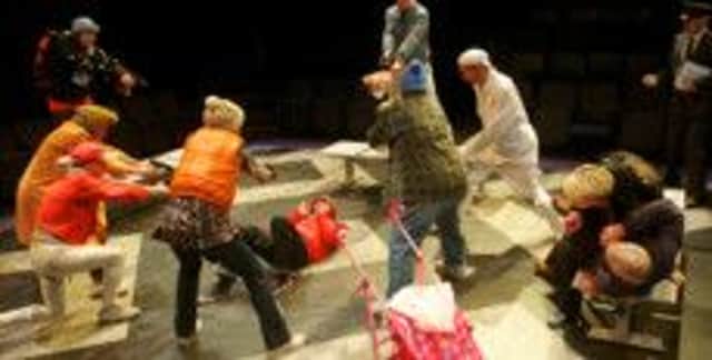 Alan Ayckbourn's Arrivials and Departures at Watford Palace Theatre.