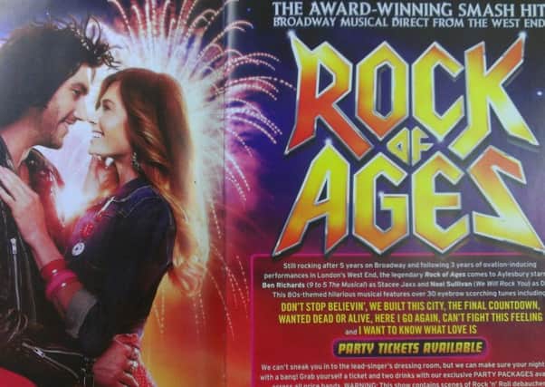 Rock of Ages is coming to Aylesbury's Waterside Theatre PNL-141004-152422001