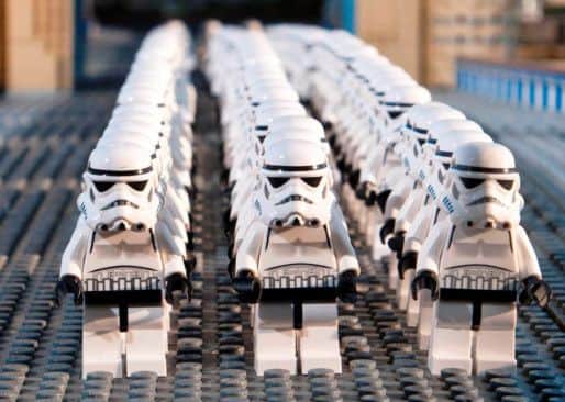 Stormtroopers in Star Wars Miniland