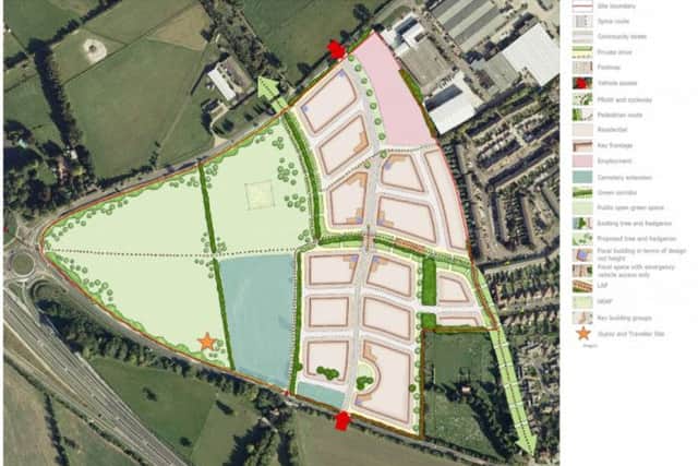 Two designs have been put forward to show how Tring's LA5 development could be created PNL-140923-122822001