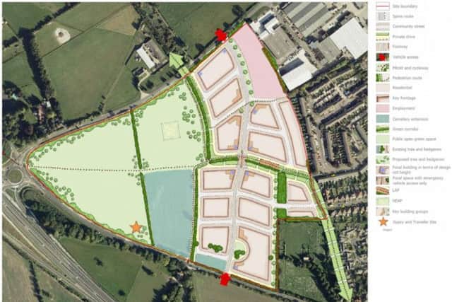 How the homes and traveller pitches could look if they go ahead