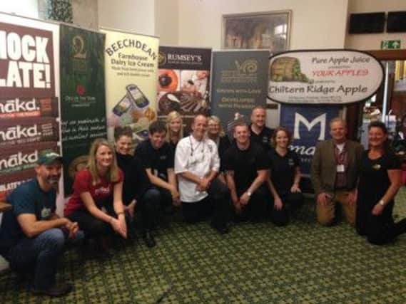 Attendees at the Aylesbury Vale and Chilterns food day at the House of Commons