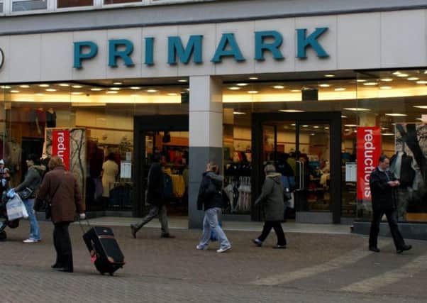 General view of a Primark store