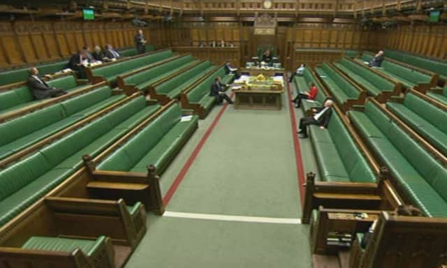 The Commons was largely empty for the HS2 debate