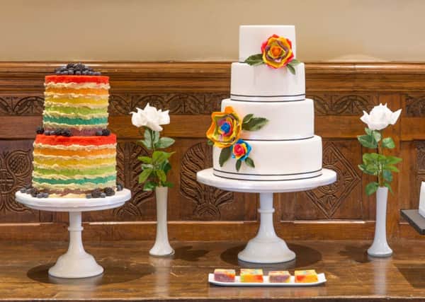The Cake House's new range of same-sex wedding cakes