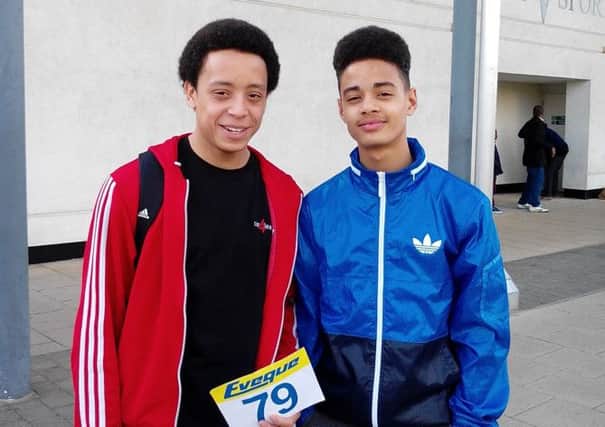 Chenna Okoh and Jackson Cowans helped the Herts U15 boys' team to victory at the Regional Sportshall Finals