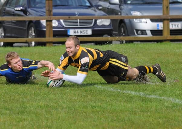 Tom Newton was the hero for TringRugby. Picture by Alastair Cowe