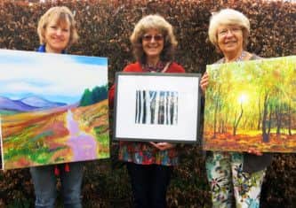 Herts artists at Queens Park.