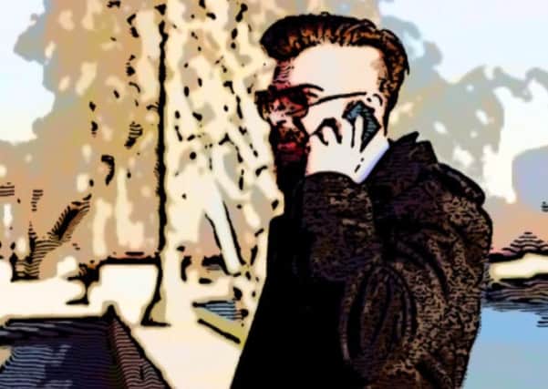 A still from a video issued by Hertfordshire Police warning people of the dangers posed by phone scams