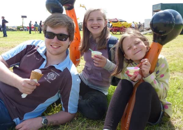 Visitors enjoying the annual Young Farmers Club rally and country show