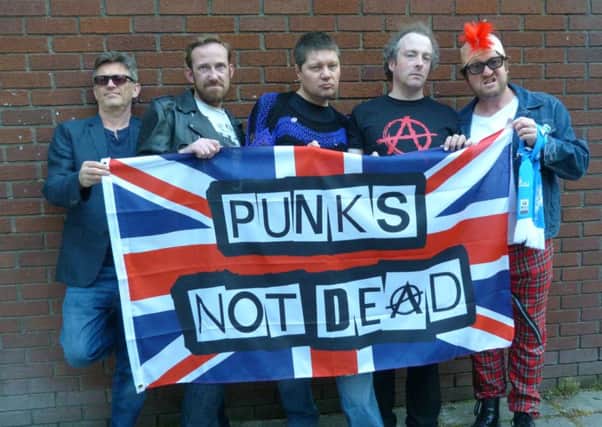 The cast of Punks Not Dead