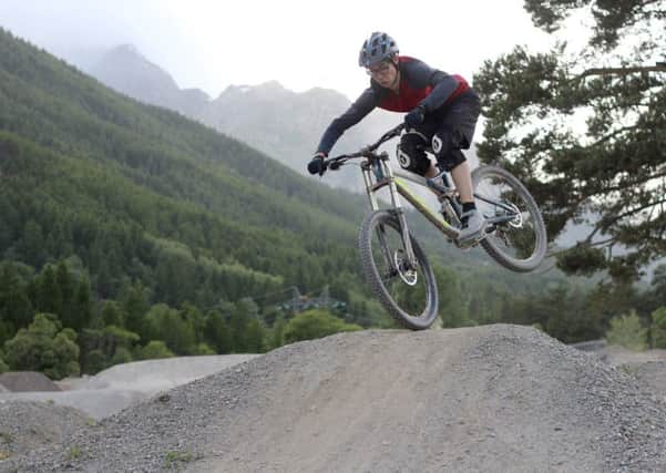 Mountain biking will form part of the adventure