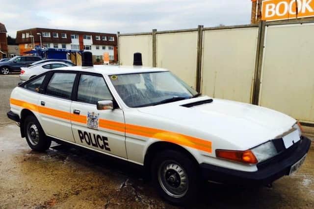 This rare Rover police car will be on display at the Festival of the Unexceptional near the Silverstone circuit next month
