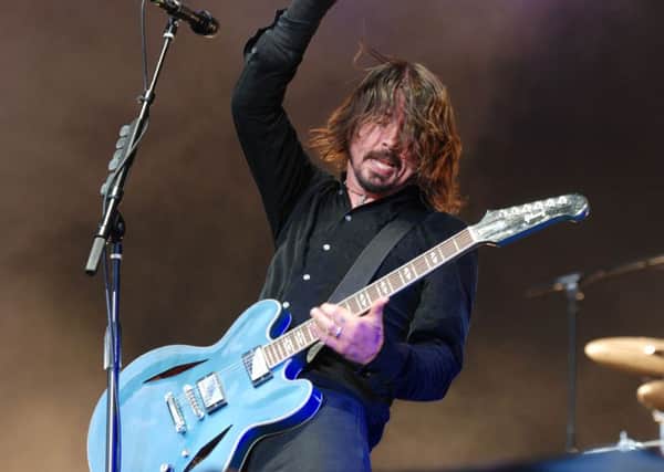Foo Fighters: Dave Grohl on stage in Milton Keynes in 2011