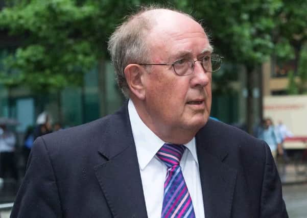 Former UKIP MEP Ashley Mote arrives at Southwark Crown Court, London. Photo: PA