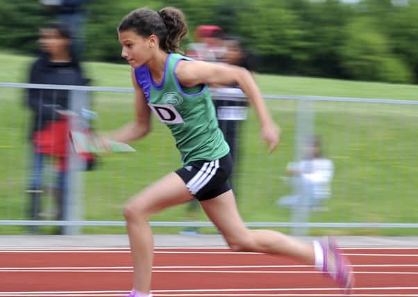 U13 athlete Millie Gall recorded three wins and three PBs for Dacorum & Tring AC in nthe latest round of the 2015 Eastern Young Athletes League. Picture (c) Gary Mitchell