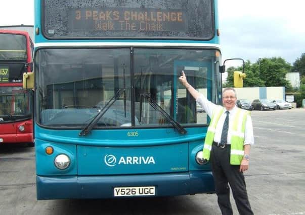 Arriva bus driver Andy Gilbert will be volunteering to help with the Rennie Grove 3 Peaks Challenge