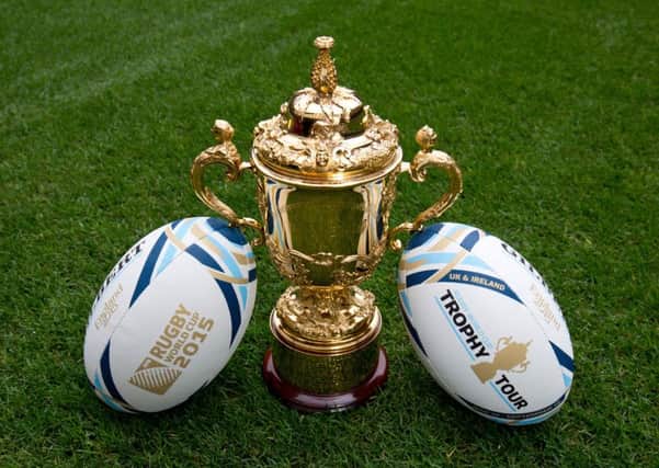The Rugby World Cup Trophy, the Webb Ellis Cup