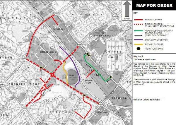 Road closures