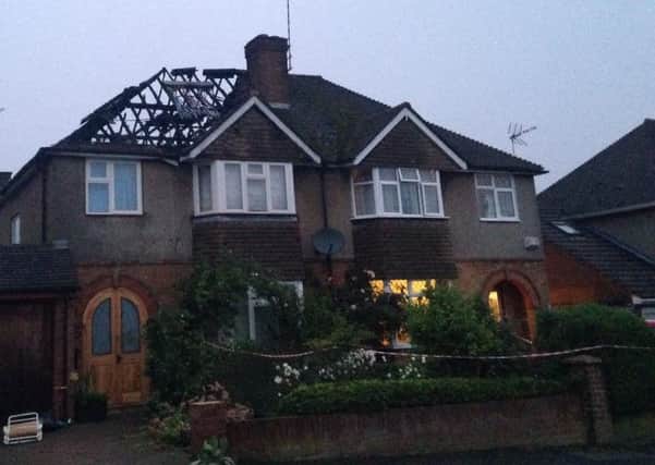 House fire. Highfield Road, Tring.