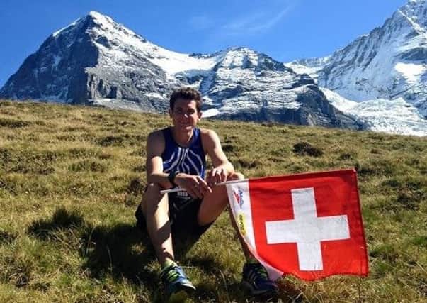 Ross Langley took part in the 23rd Jungfrau Mountain marathon in Interlaken