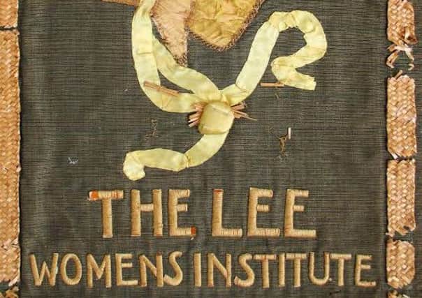 An early banner from The Lee Women's Institute