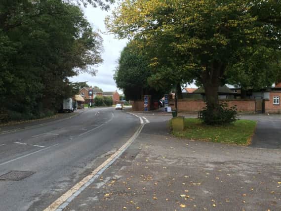 Whitchurch close to where the crash took place