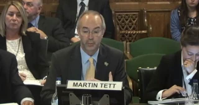 Martin Tett speaks to the HS2 select committee