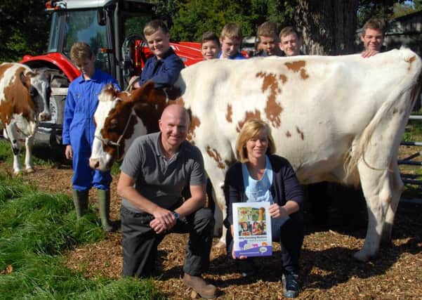 Farming and Countryside Education SE coordinator Louisa Devismes with the new Farm Education Pack