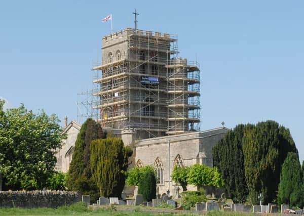 St Mary's Church in Thame - one of the locations that poppy tins were stolen from