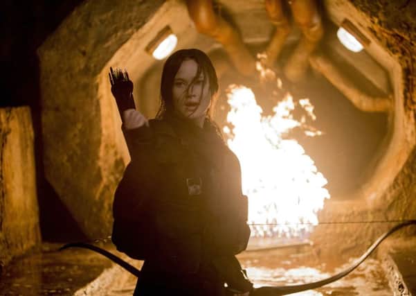 Jennifer Lawrence in The Hunger Games: Mockingjay Part 2