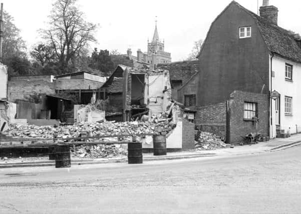 Work begins to demolish buildings in Oxford Road, Aylesbury