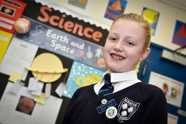 Bierton School pupil Millie Brindle (10) has won the chance to ask Tim Peake, the first British astronaut on the International Space Station, a question PNL-160202-115746009