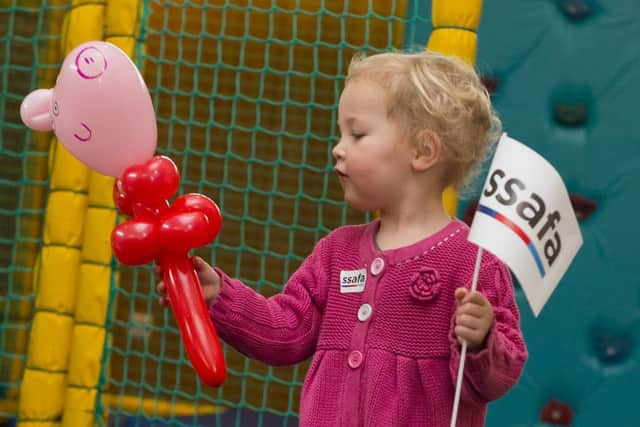 RAF Halton mother and toddler group receive donation from SSAFA