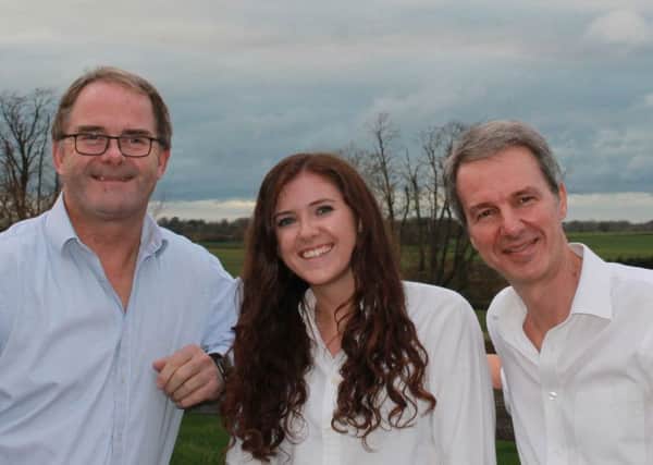 Team from Elaborate Communications to tackle Three Peaks Challenge - from left, Sean Moloney MD, Gemma Mills, sales executive, and Phil Page PR manager.