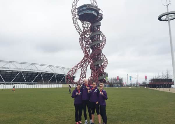Four Dacorum & Tring AC road runners competed at the Olympic Park in Stratford