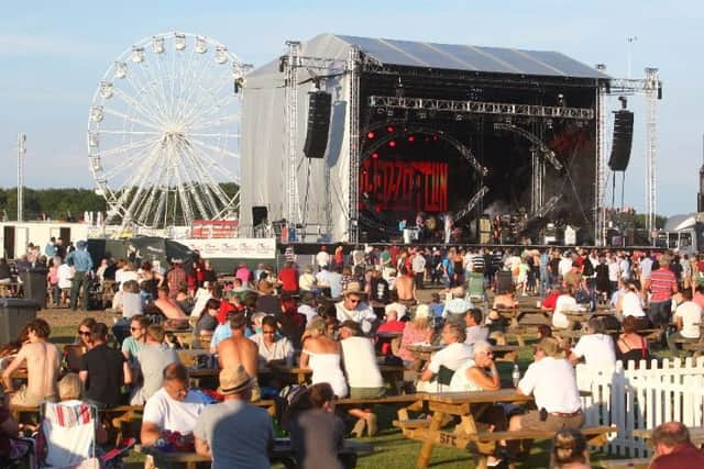 Rock stage at Silverstone