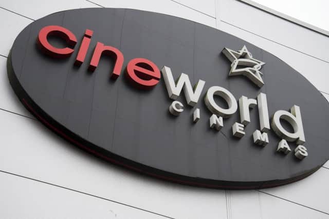 Cineworld sign