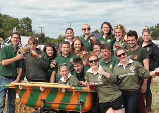 Members of Aylesbury Young Farmers Club at the 2015 Bucks Rally