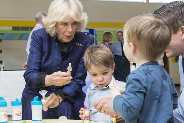 HRH The Duchess of Cornwall visits RAF Halton