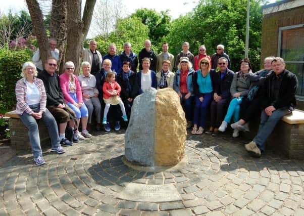 Wendover Twinning Assocation and guests at the Twinning Stones.