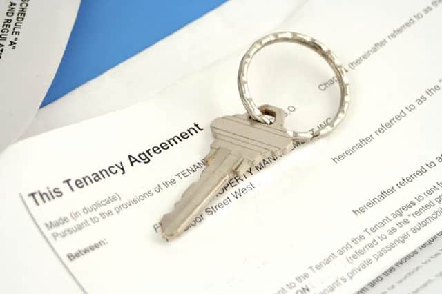 Stock image of tenancy agreement