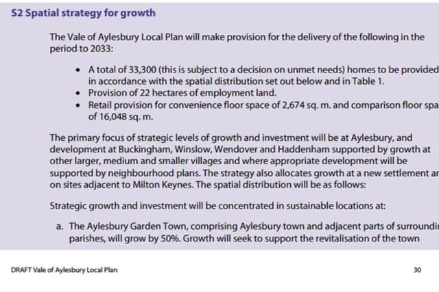 Extract from strategic plan
