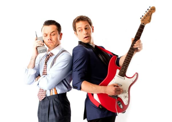 The Wedding Singer with Ray Quinn as Glen and Jon Robyns as Robbie Hart