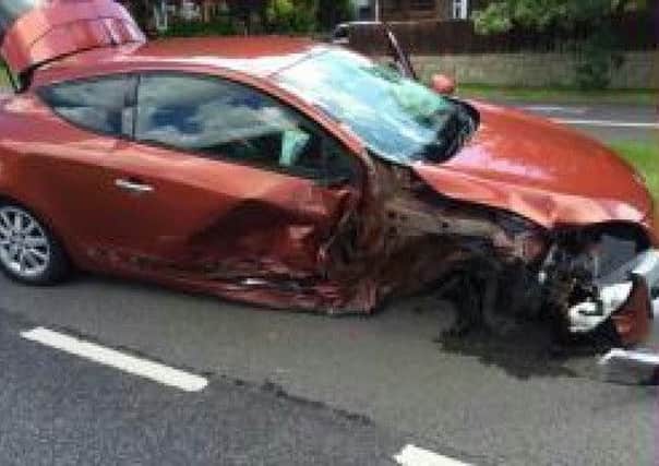 Three cars were involved in an accident on the A418 Aylesbury Road in Bierton on Sunday morning