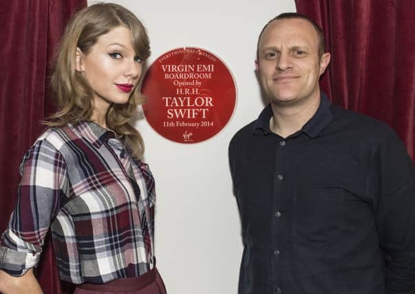 Ted Cockle with Taylor Swift